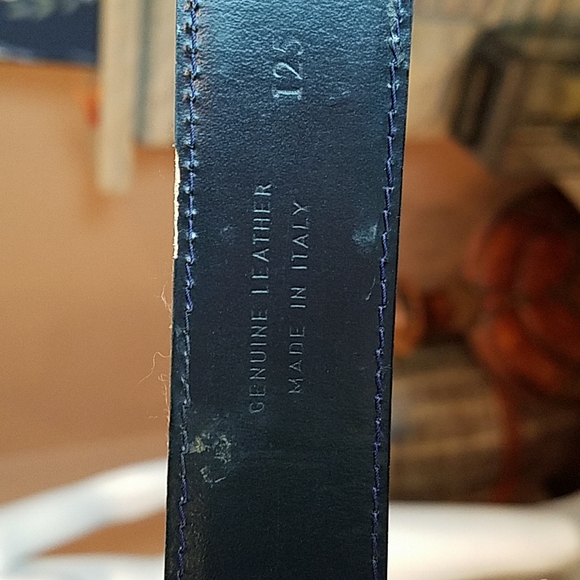 VTG 1980s genuine leather belt - Picture 5 of 5